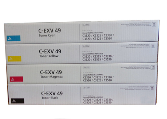 Canon imageRUNNER C3226 C3525I Compatible CMYK Replace Toner NPG-67 C-EXV49